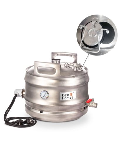 Beczka KEG 30L pod złącze tri-clamp 51mm (grzałka certyfikat CE)