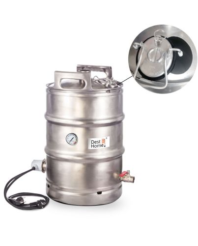 Zbiornik KEG 50L pod złącze tri-clamp 51mm (grzałka certyfikat CE)