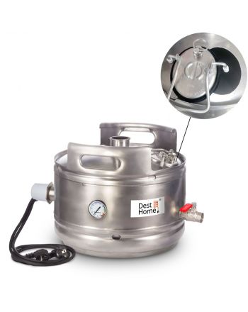 Beczka KEG 25L pod złącze tri-clamp 51mm (grzałka certyfikat CE)