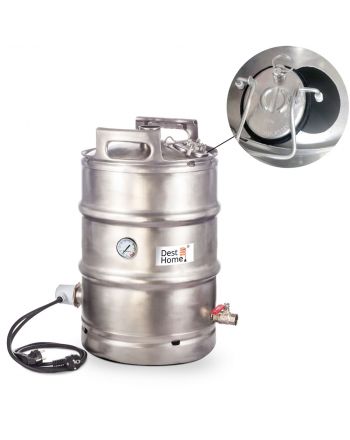 Zbiornik KEG 50L pod złącze tri-clamp 51mm (grzałka certyfikat CE)